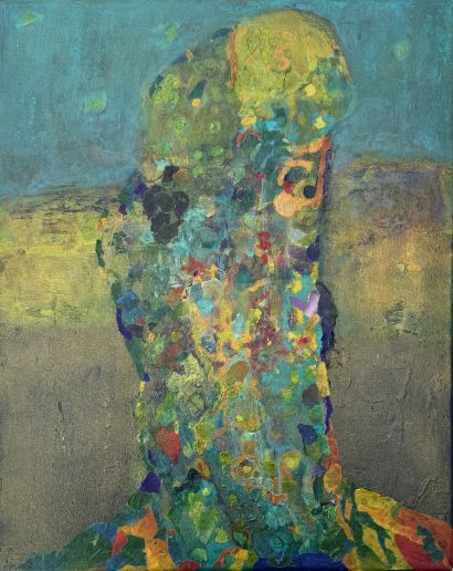 The Kiss - Homage to Klimt - a Paint Artowrk by Bettina Bucher-Schmidt